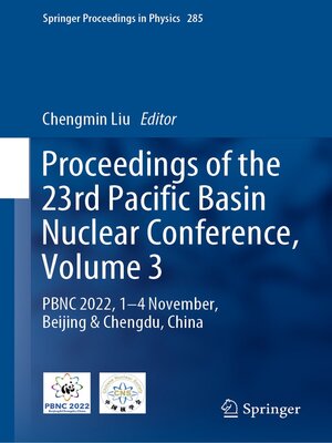 cover image of Proceedings of the 23rd Pacific Basin Nuclear Conference, Volume 3